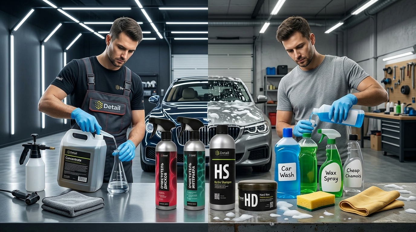 Профессиональная автохимия: в чем отличие от масс-маркета